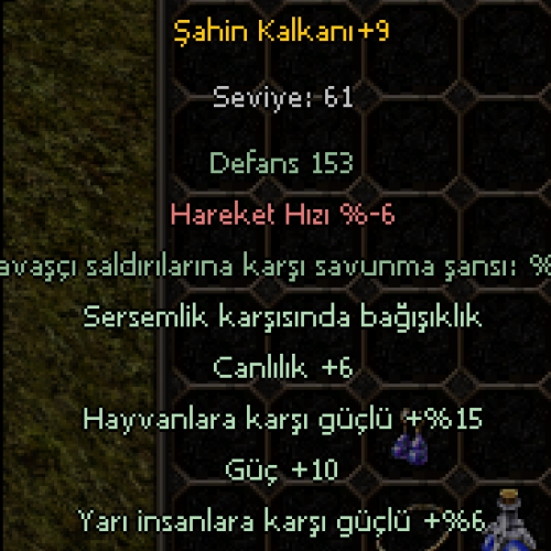  +9 Şahin Kalkanı Satışta !